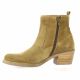 Patricia miller Boots cuir velours taupe