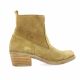 Patricia miller Boots cuir velours taupe