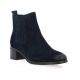 We do Boots cuir velours marine