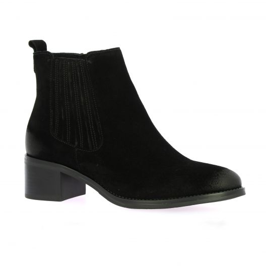 We do Boots cuir velours noir