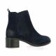 We do Boots cuir velours marine