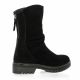 Reqins Boots cuir velours noir