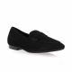 Reqins Ballerines cuir velours noir