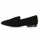 Reqins Ballerines cuir velours noir