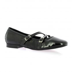 Reqins Ballerines cuir vernis noir