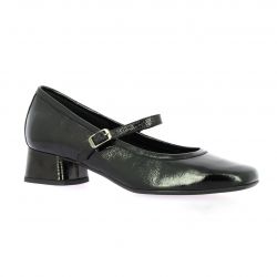 Reqins Ballerines cuir vernis noir