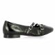 Reqins Ballerines cuir vernis noir