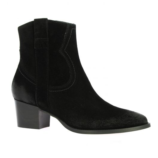 Vidi studio Boots cuir velours noir