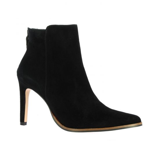 Vidi studio Boots cuir velours noir