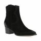 Vidi studio Boots cuir velours noir