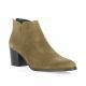 Vidi studio Boots cuir velours taupe