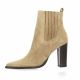 Vidi studio Boots cuir velours camel