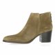 Vidi studio Boots cuir velours taupe