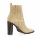 Vidi studio Boots cuir velours camel