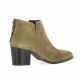 Vidi studio Boots cuir velours taupe