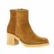 Patricia miller Boots cuir velours cognac