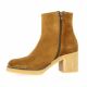 Patricia miller Boots cuir velours cognac