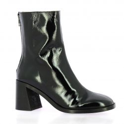 Belang Boots cuir vernis noir