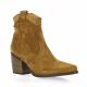 Creator Boots cuir velours camel