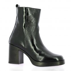 Belang Boots cuir vernis noir