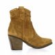 Creator Boots cuir velours camel