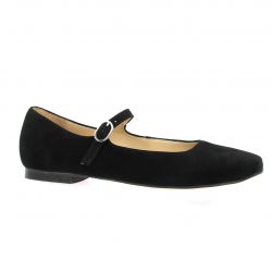 Exit Babies cuir velours noir