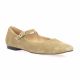 Exit Babies cuir velours camel