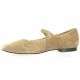 Exit Babies cuir velours camel