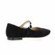 Exit Babies cuir velours noir