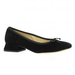 Exit Ballerines cuir velours noir