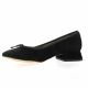 Exit Ballerines cuir velours noir