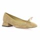 Exit Ballerines cuir velours taupe