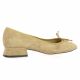 Exit Ballerines cuir velours taupe