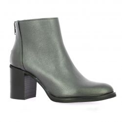 Debutto donna Boots cuir laminé anthracite