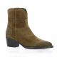 Pao Boots cuir velours taupe