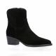 Pao Boots cuir velours noir