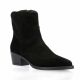 Pao Boots cuir velours noir