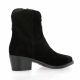 Pao Boots cuir velours noir