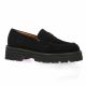 Exit Mocassins cuir velours noir