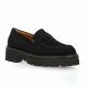 Exit Mocassins cuir velours noir