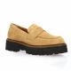 Exit Mocassins cuir velours camel