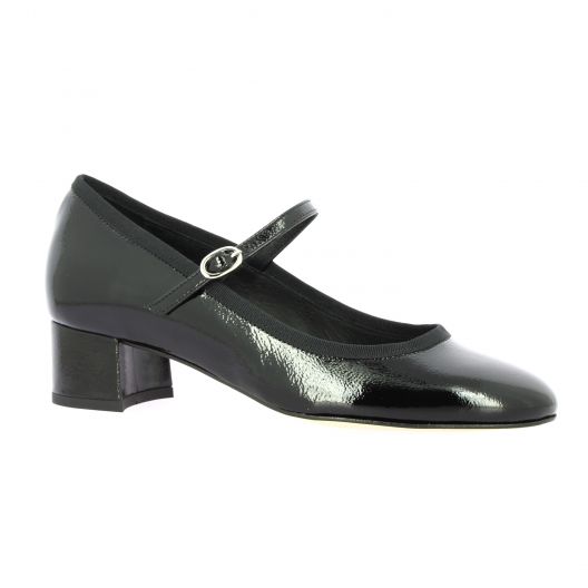 Sofia costa Babies cuir vernis noir