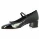 Sofia costa Babies cuir vernis noir