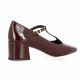 Sofia costa Babies cuir vernis bordeaux