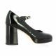 Sofia costa Babies cuir vernis noir