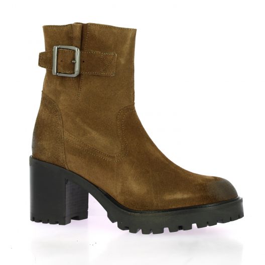 We do Boots cuir velours camel