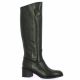 Gianni crasto Bottes cuir noir