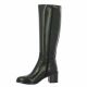 Gianni crasto Bottes cuir noir