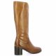 Gianni crasto Bottes cuir cognac