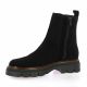 Pao Boots cuir velours noir